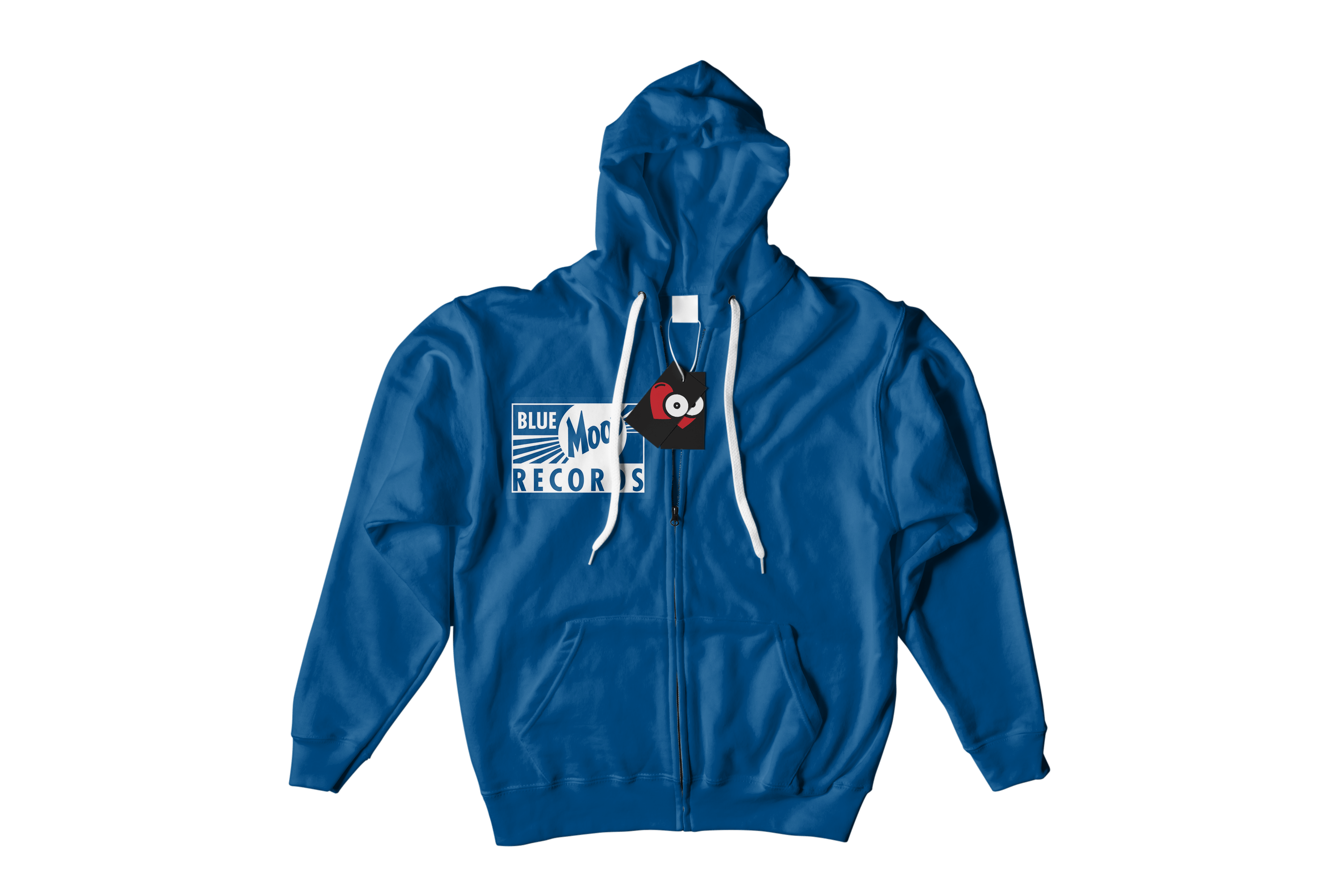 Hoodie Mock-up Blue Mood Hoodie
